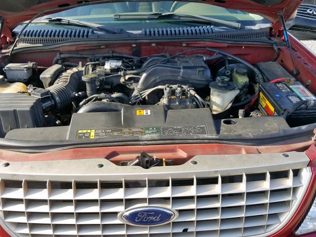 1FMZU64K23UC60743 - 2003 FORD EXPLORER E RED photo 7