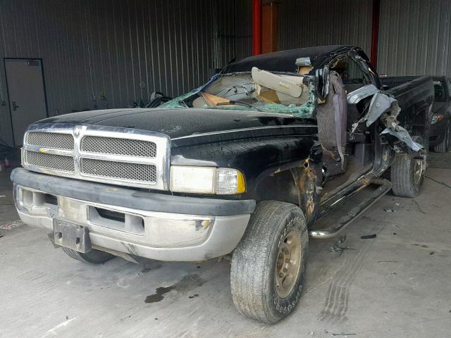 1B7KF23Z2YJ124208 - 2000 DODGE RAM 2500 BLACK photo 2