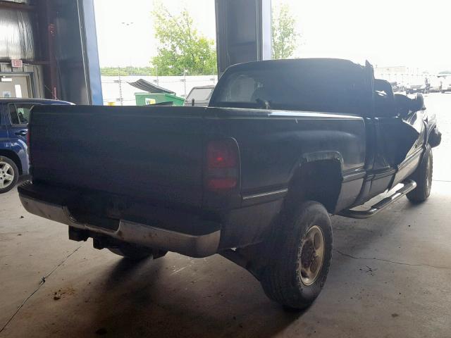 1B7KF23Z2YJ124208 - 2000 DODGE RAM 2500 BLACK photo 4