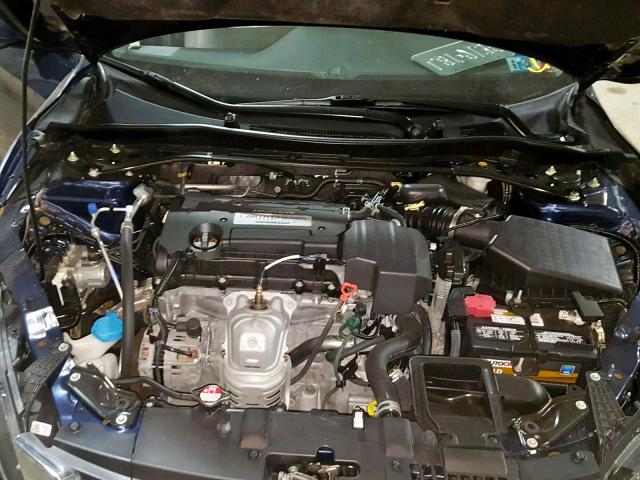 1HGCR2F8XDA212871 - 2013 HONDA ACCORD EXL BLUE photo 7