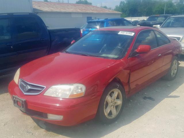 19UYA42671A016069 - 2001 ACURA 3.2CL TYPE RED photo 2