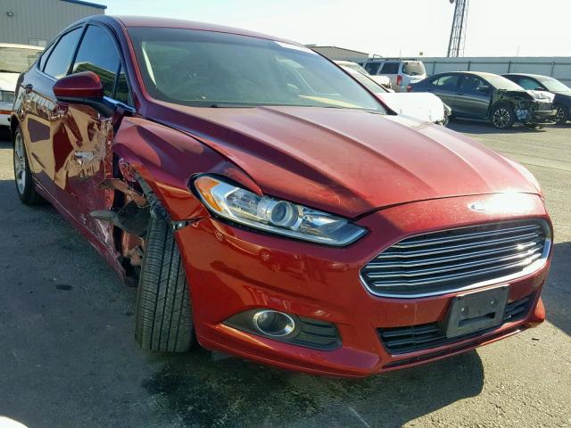 3FA6P0G79GR206877 - 2016 FORD FUSION S RED photo 1