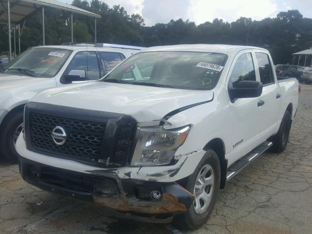 1N6AA1EK8HN513932 - 2017 NISSAN TITAN S WHITE photo 2