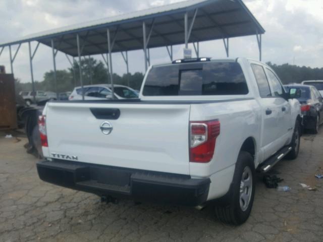 1N6AA1EK8HN513932 - 2017 NISSAN TITAN S WHITE photo 4