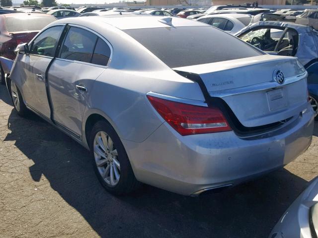 1G4GB5G39GF123255 - 2016 BUICK LACROSSE SILVER photo 3