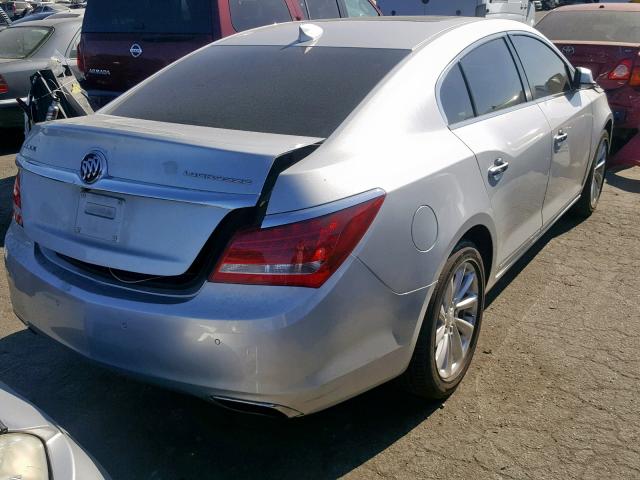 1G4GB5G39GF123255 - 2016 BUICK LACROSSE SILVER photo 4