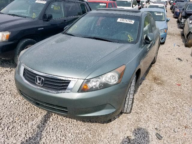 1HGCP26818A038264 - 2008 HONDA ACCORD EXL GREEN photo 2