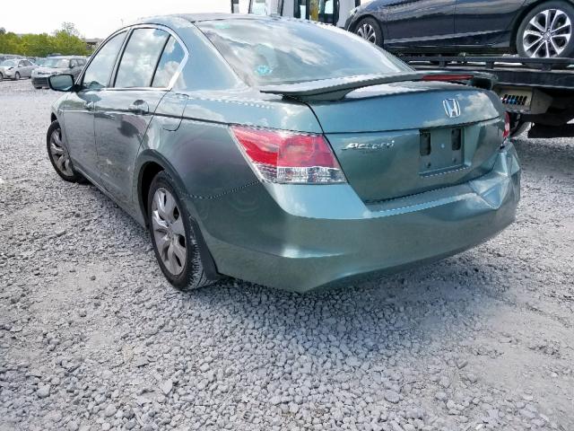 1HGCP26818A038264 - 2008 HONDA ACCORD EXL GREEN photo 3