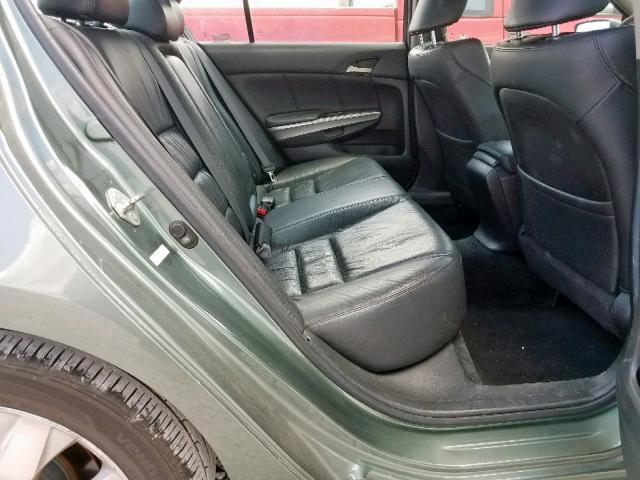 1HGCP26818A038264 - 2008 HONDA ACCORD EXL GREEN photo 6