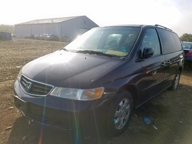 5FNRL18933B079743 - 2003 HONDA ODYSSEY EX BLACK photo 2