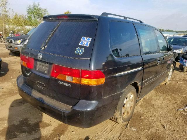 5FNRL18933B079743 - 2003 HONDA ODYSSEY EX BLACK photo 4