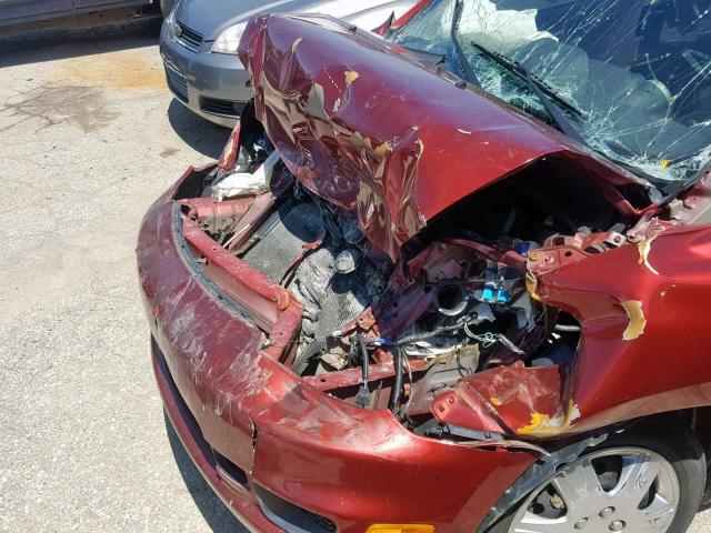 JTKKT624760138669 - 2006 TOYOTA SCION XA RED photo 9