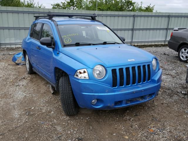 1J8FT47W38D620373 - 2008 JEEP COMPASS SP BLUE photo 1