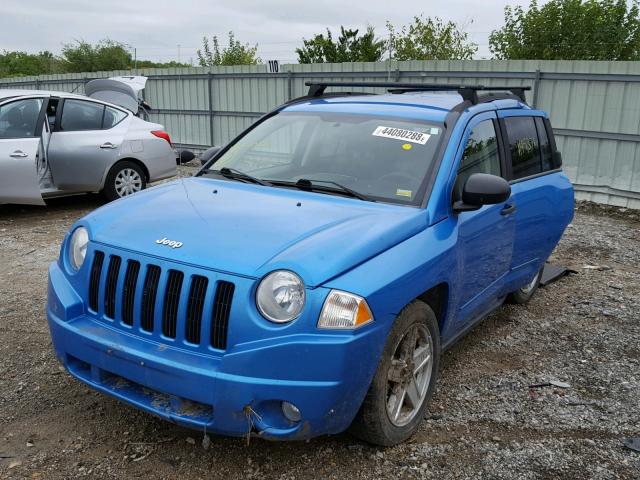 1J8FT47W38D620373 - 2008 JEEP COMPASS SP 蓝色 照片 2