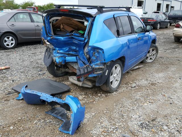 1J8FT47W38D620373 - 2008 JEEP COMPASS SP 蓝色 照片 4