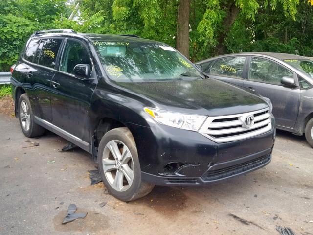 5TDDK3EHXDS276460 - 2013 TOYOTA HIGHLANDER BLACK photo 1