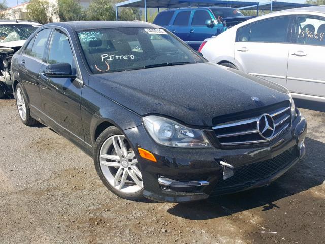 WDDGF4HB0EA932183 - 2014 MERCEDES-BENZ C 250 BLACK photo 1