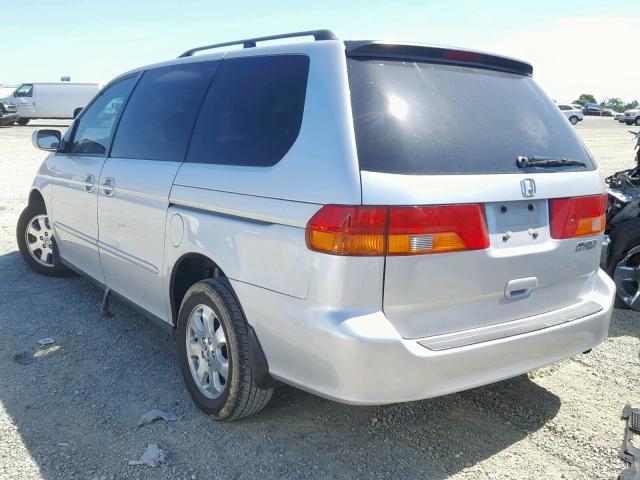 5FNRL18012B052573 - 2002 HONDA ODYSSEY EX SILVER photo 3