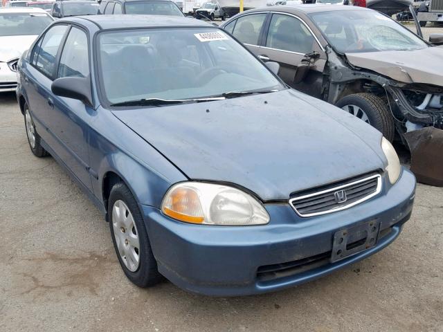 1HGEJ6621WL008051 - 1998 HONDA CIVIC DX BLUE photo 1