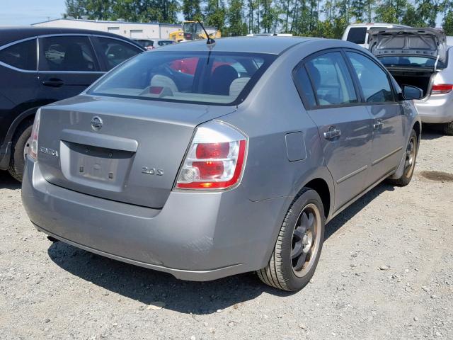 3N1AB61E87L711280 - 2007 NISSAN SENTRA 2.0 GRAY photo 4