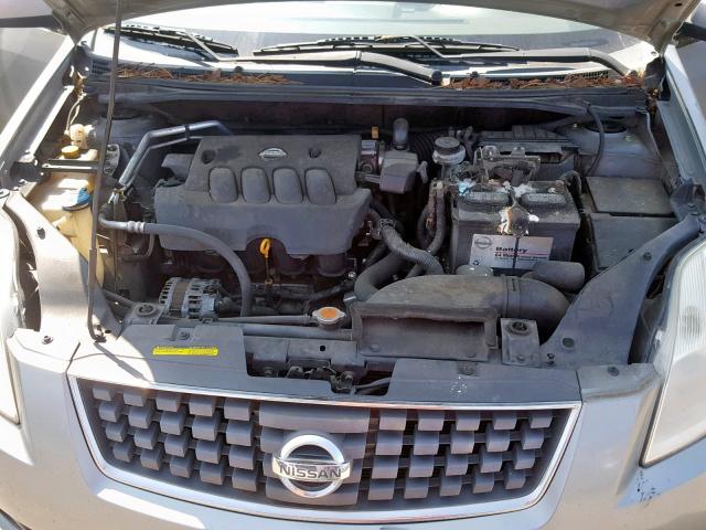 3N1AB61E87L711280 - 2007 NISSAN SENTRA 2.0 GRAY photo 7