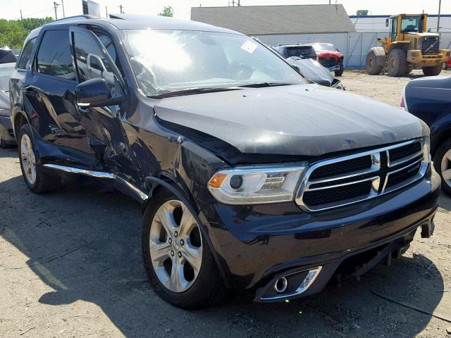 1C4RDJDG0EC452772 - 2014 DODGE DURANGO LI BLACK photo 1