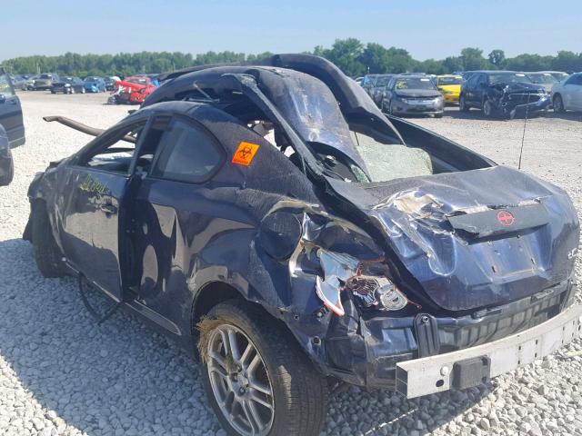 JTKDE177X60090285 - 2006 TOYOTA SCION TC შავი ფოტო 3