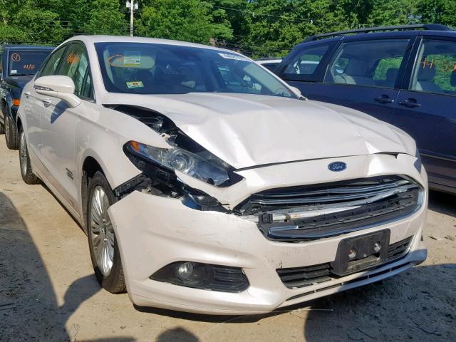 3FA6P0SU9ER295554 - 2014 FORD FUSION TIT WHITE photo 1