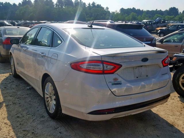 3FA6P0SU9ER295554 - 2014 FORD FUSION TIT WHITE photo 3