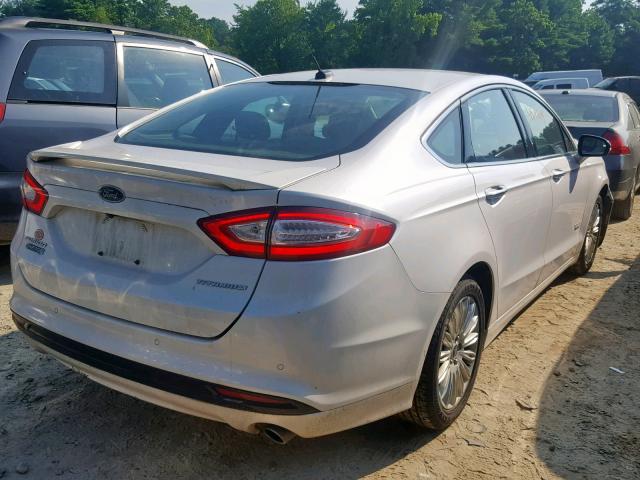 3FA6P0SU9ER295554 - 2014 FORD FUSION TIT WHITE photo 4