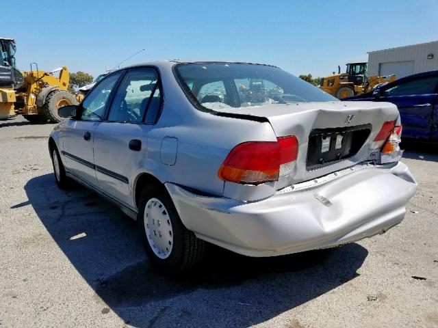 2HGEJ6626VH523266 - 1997 HONDA CIVIC DX GRAY photo 3