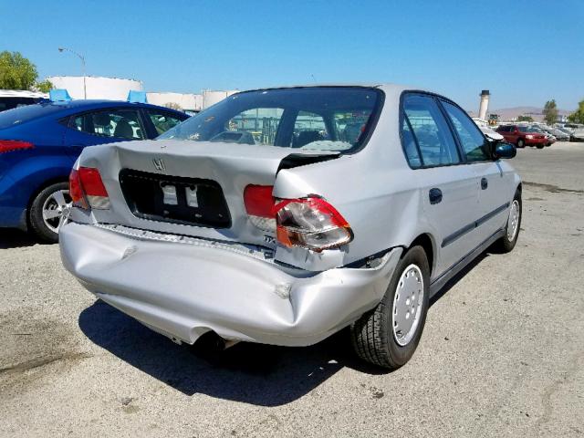 2HGEJ6626VH523266 - 1997 HONDA CIVIC DX GRAY photo 4