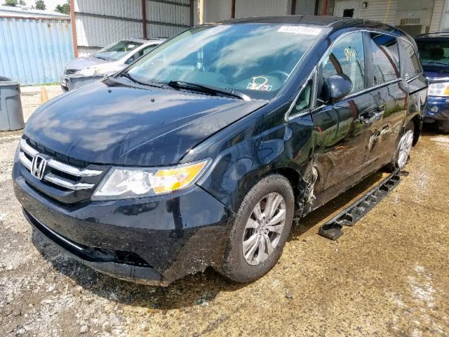 5FNRL5H38GB152369 - 2016 HONDA ODYSSEY SE BLACK photo 2