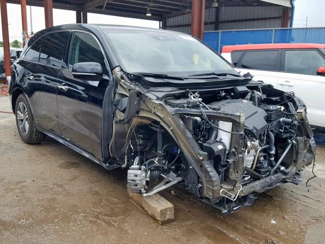 5J8YD3H31KL011289 - 2019 ACURA MDX BLACK photo 1