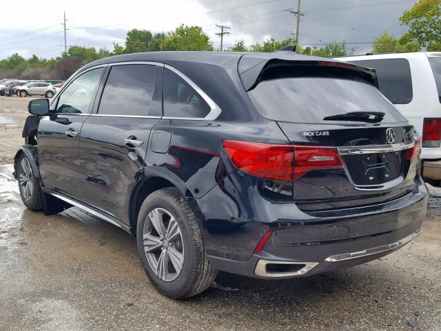 5J8YD3H31KL011289 - 2019 ACURA MDX BLACK photo 3