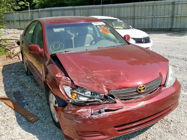 4T1BE32K24U289113 - 2004 TOYOTA CAMRY LE RED photo 1