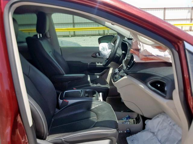 2C4RC1GG4JR132144 - 2018 CHRYSLER PACIFICA L MAROON photo 5