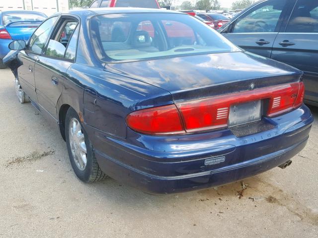 2G4WF5219W1569059 - 1998 BUICK REGAL GS BLUE photo 3