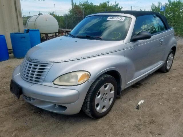 3C3EY45X55T528465 - 2005 CHRYSLER PT CRUISER SILVER photo 2