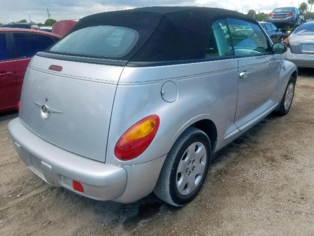 3C3EY45X55T528465 - 2005 CHRYSLER PT CRUISER SILVER photo 4