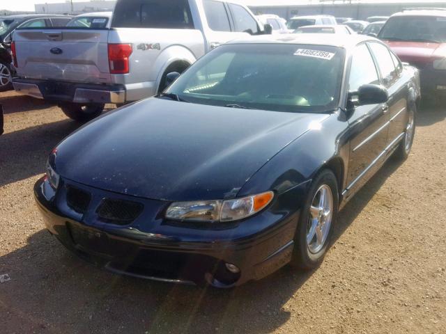 1G2WP52K62F255063 - 2002 PONTIAC GRAND PRIX BLUE photo 2