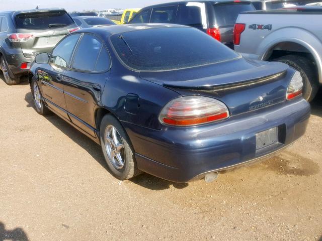 1G2WP52K62F255063 - 2002 PONTIAC GRAND PRIX BLUE photo 3