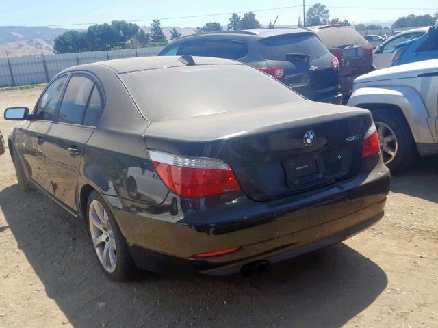 WBANW13518CZ81514 - 2008 BMW 535 I BLACK photo 3