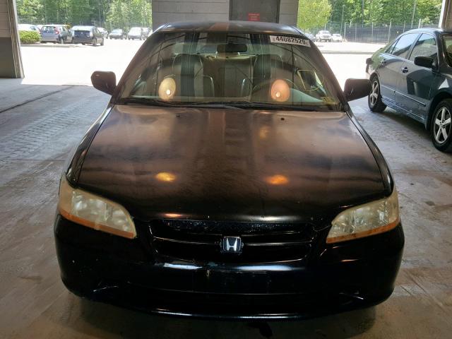 JHMCG5676YC029585 - 2000 HONDA ACCORD SE BLACK photo 9