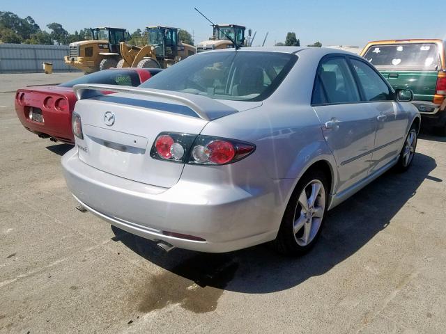 1YVHP80C885M23750 - 2008 MAZDA 6 I SILVER photo 4