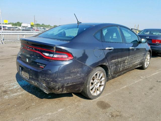 1C3CDFCH9DD312276 - 2013 DODGE DART LIMIT GRAY photo 4