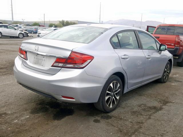 2HGFB2F91DH527781 - 2013 HONDA CIVIC EXL 银色 照片 4