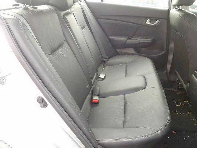 2HGFB2F91DH527781 - 2013 HONDA CIVIC EXL 银色 照片 6