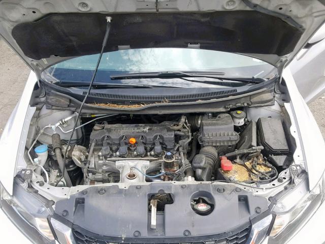 2HGFB2F91DH527781 - 2013 HONDA CIVIC EXL 银色 照片 7