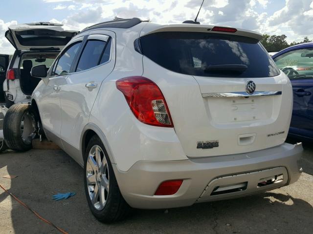 KL4CJCSB5GB651370 - 2016 BUICK ENCORE WHITE photo 3